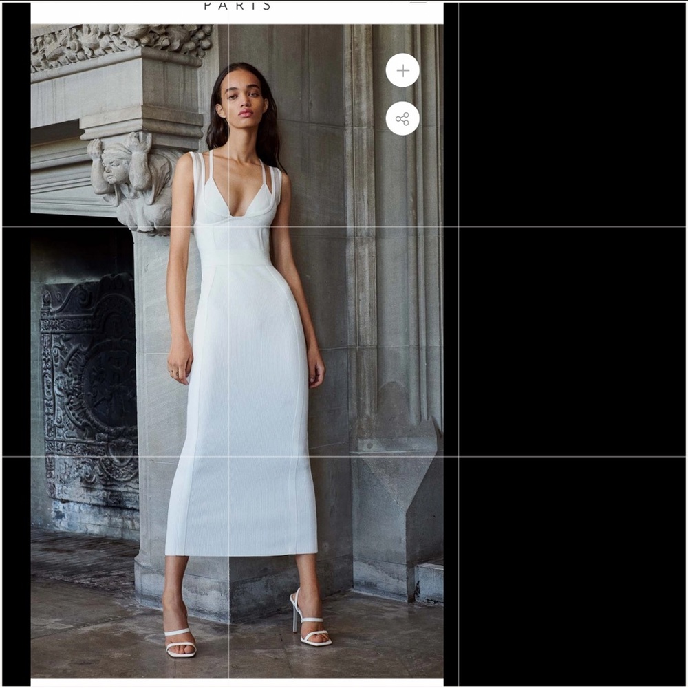 Herve Lager modern white dress